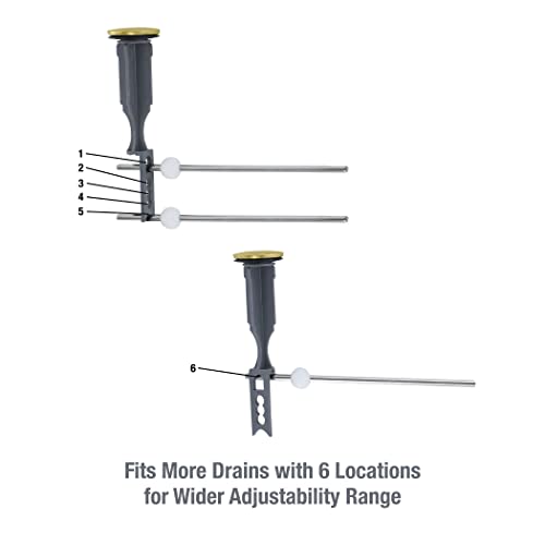 Danco Bathroom Sink Pop-Up Stopper Replacement For Lavatory Pop-Up Drain Assembly, Polished Brass, 11044 #TOP6