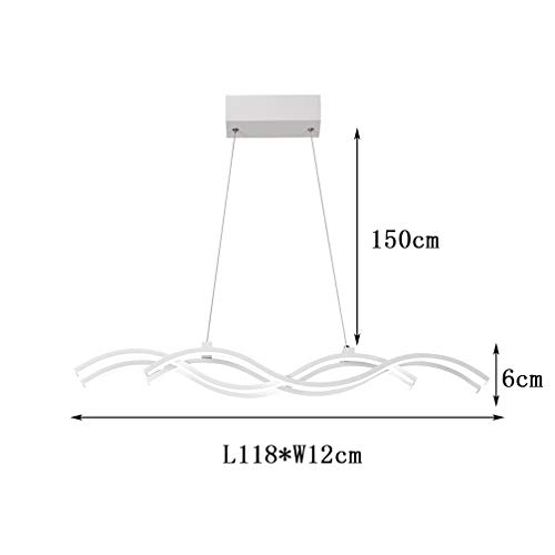 Plafond Dimmable LED tableau suspendu salon et éclairage de chambre
