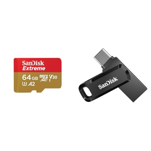 Image of SanDisk Extreme 64GB microSDXC UHS-I, V30, 170MB /s Read,80MB /s Write, Memory Card for 4K Video on Sm