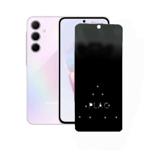 El Mejor Listado de Privacidad y pantallas de protección Top 10. 48 PLAC Mica de Hidrogel de Privacidad para Samsung Galaxy A55 - Protección de Pantalla y Privacidad - Anti-Huellas, Anti-Espía para una Experiencia Segura y Discreta.
