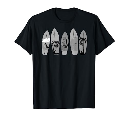 Surfing Surfboard Vintage Classic Retro Surfboarder Surfer T-Shirt