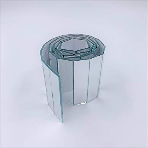 NUORUI 1/2 x 2 specchio adesivo riga piastrelle