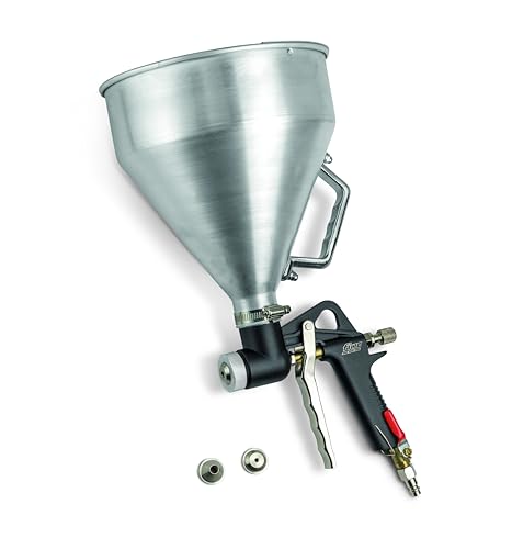 FIAC Pistola Pulverizadora de Yeso 1404 con Embudo de Yeso de 4500ml, Boquillas de 4, 6 y 8 mm, Presión MAX 8 Bar
