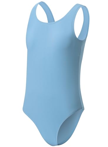 Image of One Piece Swimsuit for Girls 6-16 Years with Removable Chest Pad Quick Dry & Stretchy for Swim Team Beach
