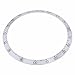 Ewatchparts Bezel Insert Compatible With 43mm Tag Heuer Carrera CV2A12.FC6236 CV2A1R.Ba0799 Silver