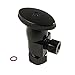 Kingston Brass CD53300VA Americana 5/8" x 3/8" O.D Anti-Seize Deluxe Quarter Turn Ceramic Hardisc Cartridge Angle Stop, Matte Black