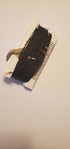 Muddy River Trotlines- MRTT150-150ft Trotline - Mainline is Black Coated Twisted Nylon Pre-Rigged with 25 5/0 Nickel-Plated J Hooks, Swivels & Leader Lines. Coated for Maximum Strength & Durability