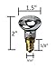 R39 E17 Replacement Light Bulb Lava Lamp 30 Watt Motion Reflector Type (2 Pack)