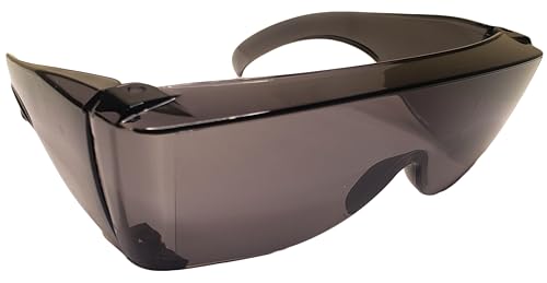 XL Extra Dark Fit Over Sunglasses - Large Wear Over Glasses Sun Shield - Fishing, Boating, Golf, & Driving3