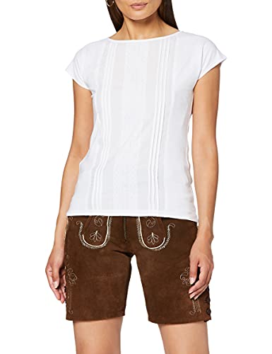 Preisvergleich Produktbild Berwin & Wolff Damen 366035 Trachtenshirt, Weiß (Weiß 10), 40