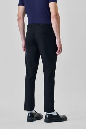 Image of SNITCH Men Chinos | Slim Fit Mid Rise Solid Pattern | Cotton Blend with Medium Stretch & Smooth Texture | Button & Zip Closure for Casual & Street Wear