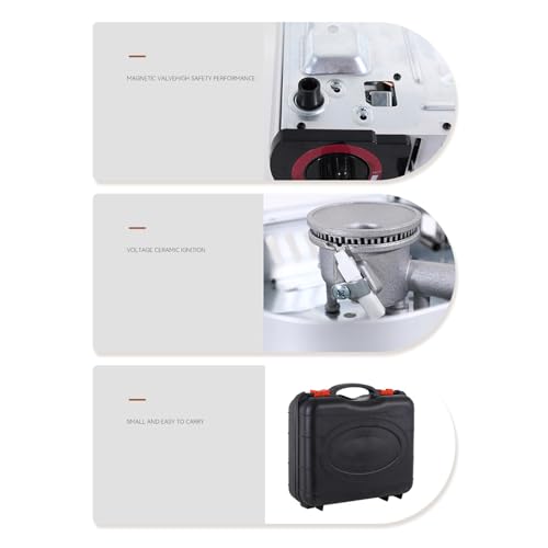 Réchaud compact léger avec support de cuisson stable pour matériel de camping - 7