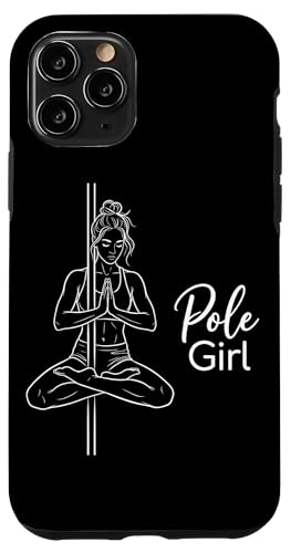 Pole Girl �~�j�}���X�g ���C���A�[�g �|�[���_���X �t�B�b�g�l�X �X�}�z�P�[�X iPhone 11 Pro �p