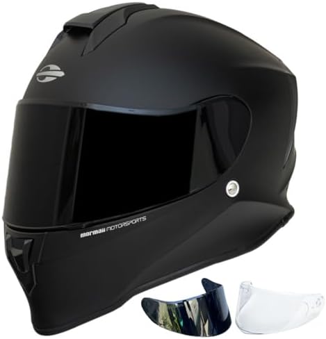 Capacete de Moto Mormaii New Pro Preto Fosco Fechado Original Com...