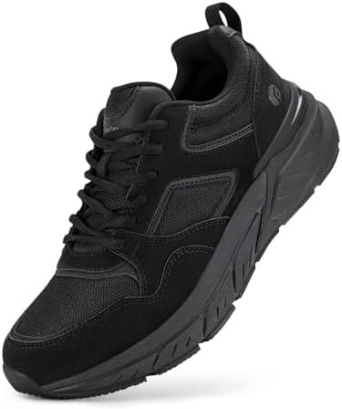 FitVille Laufschuhe Herren Sneaker Extra Weit Turnschuhe Atmungsaktive Sportschuhe Outdoor Straßenlaufschuhe Bequeme Walking Schuhe