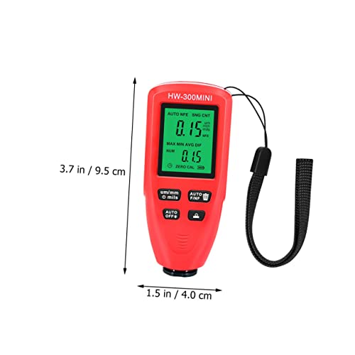 Medidor digital de espesor de recubrimiento ULTECHNOVO con resolución precisa para pintura, uso automotriz e industrial, diseño compacto, apagado automático, batería no incluida miniatura 2