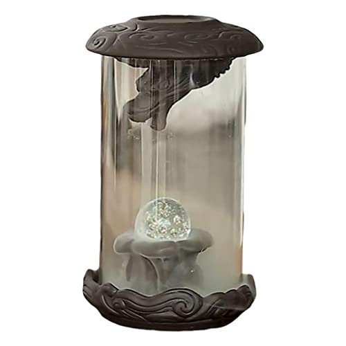 LOVIVER Suporte para queimador de cone de cerâmica Incensário Dragão Aromaterapia Cachoeira Pára- ac