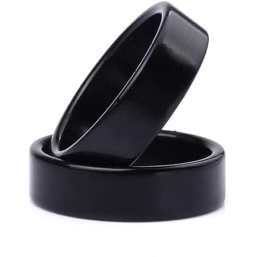 Anillo mágico magnético fuerte negro para monedas, trucos de mago, decoración de dedos, anillo de mago, ilusión, accesorios de truco (18 mm) (20 mm) (18 mm) (18 mm)