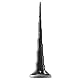 Dubai Tower Modellbau Burj, Ornamente Khalifa Tower Modell Architekturmodell für Wohnaccessoires Wohnzimmerdekoration Kunsthandwerk Handwerksdekoration