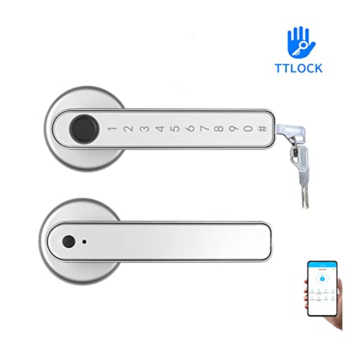 Controle remoto do telefone Biometria inteligente com senha de impressão digital Trava única com cha