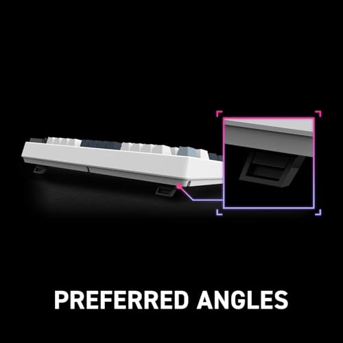 Image of msi Forge GK600 TKL Wireless Sky - Mechanical Linear SWITCHES - Dye-Sublimated PBT Keycaps, Anti-Slip Base, RGB LED, USB 2.0, Bluetooth, 2.4 GHz - Tenkeyless