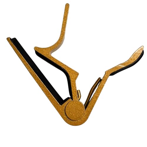 Image of Bajaao Metal Capo For Guitar, Ukulele, Mandolin & Banjo (Yellow)