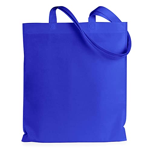 Sacs en coton | Sac à provisions | Sac en toile | Sac en jute, sac en tissu, sac de courses, sac de transport, tissu en toile, longue anse, 100 % coton, sac solide, lavable, 145 g/m², 36 x 40 cm, Roi Cover