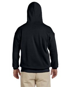Gildan Adult Heavy Blend 8 oz, 50/50 Hood - BLACK - 5XL - (Style # G185 - Original Label)2