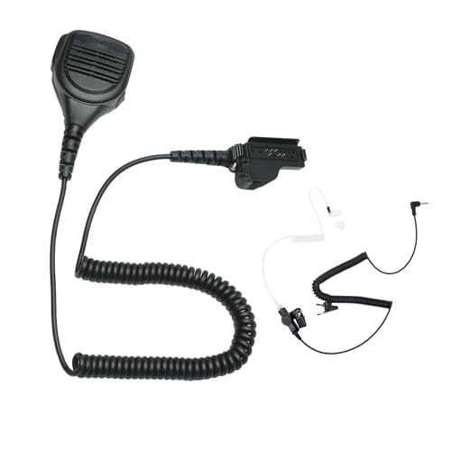 Sarcia Remote Shoulder Speaker Microphone with Reinforced Cable for Motorla