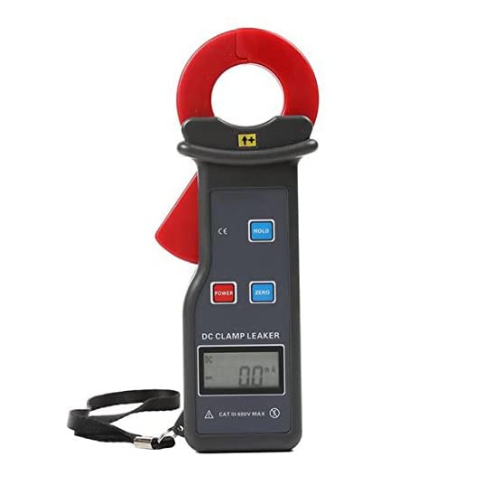 Medidor de Corriente de Fuga DC con Pinza y Pantalla LCD Rango DC 0.0mA a 6.00A Tamaño de Pinza 25mm×30mm miniatura 1
