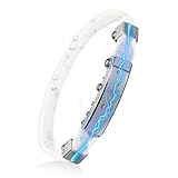 [Ambaari] 静電気除去 静電気 除去ブレスレット IT従事+電子工学 240mm（白です）