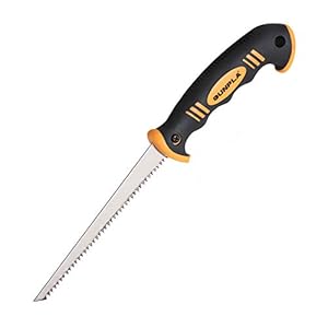 6″ Drywall Hand Saw, Sharp Pro Jab Saw with Ergonomic Soft-Grip Handle Perfect For Cutting Plasterboard, Wallboards, Ceiling & Sawing, Trimming, Gardening & Pruning
