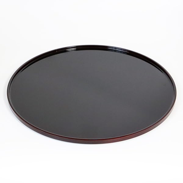 Amazon｜丸盆 トレー トレイ お盆 溜 36cm 39cm 42cm 45cm 日本製 お膳