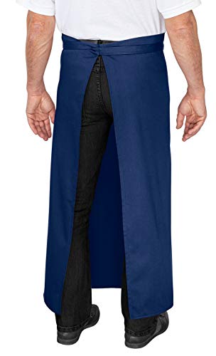 DESERMO Premium Vorbinder 100cm x 100cm (L X B) - Hochwertige Profi-Schürze für Frau und Mann - Innovative Mischung aus Baumwolle und Polyester - 220g/m² (Marineblau) – Bild 5