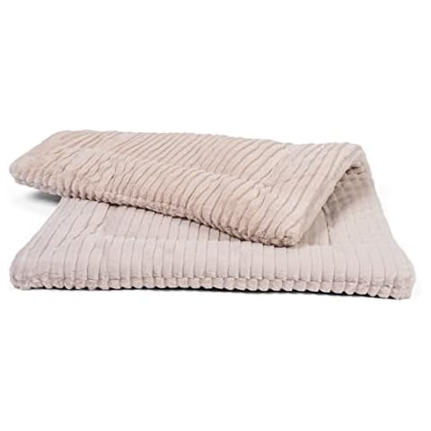 TrendPet Harmony wärmende 4cm gefütterte Hundedecke, Katzendecke, Liegedecke für Hunde und Katzen (Creme, 60x45cm) Cover