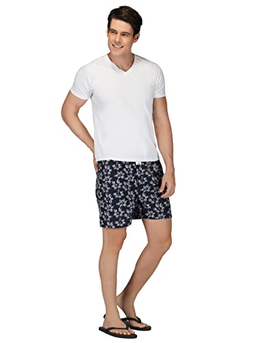 Image of Longies Men's Cotton Printed Regular Boxer Shorts
