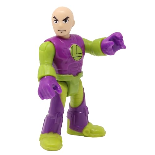Imaginext Replacement Part for Collectible Fisher-Price Inspired by DC Superfriends Playset FBG18 - Replacement Poseable Villain Lex Luthor in Green and Purple