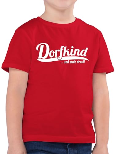 Kinder T-Shirt Jungen - Statement Sprüche - Dorfkind und stolz Drauf I...
