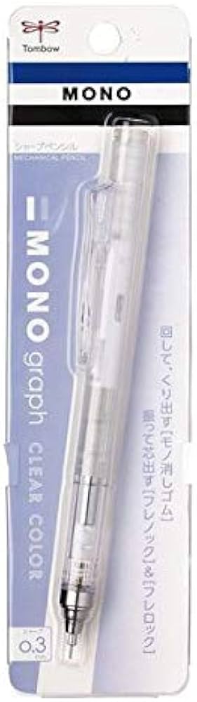 Amazon.co.jp: トンボ鉛筆 シャープペンシル モノグラフ クリアカラー Amazon.co.jp: トンボ鉛筆 シャープペンシル モノグラフ クリアカラー