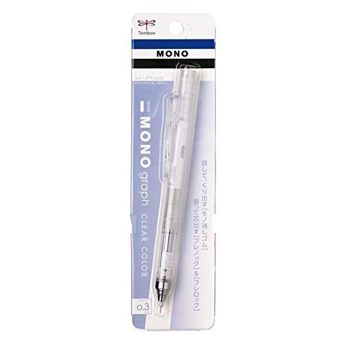 Mechanical Pencil, Monograph Clear Color 0.3mm, Clear (DPA-139A)