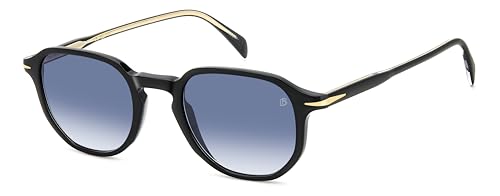 David Beckham DB 1140/S BLACK/BLUE SHADED 50/22/145 men Sunglasses