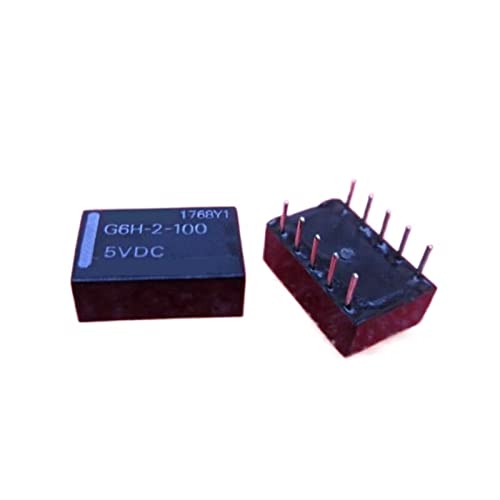 Relé G6H-2-100 5VDC DC5V para proyectos de domótica y automatización de sistemas residenciales
