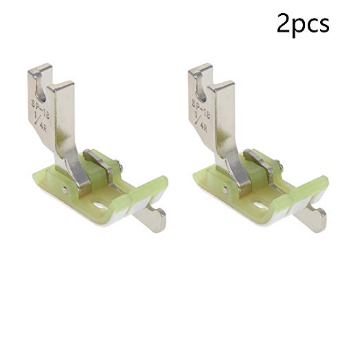 Othmro 2 Piezas Pie Prensatela 1/4" para Máquina de Coser miniatura 2