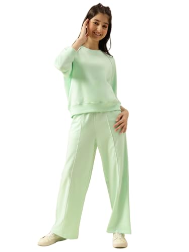 Image of Li'l Tomatoes Girls Tracksuit Set| Winter Looper Sweatshirt with Pajama| Kids Casual Co-Ord Set| 9-16 Years