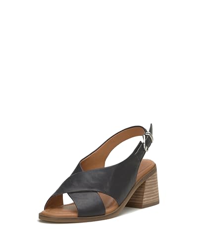 Sandale à talon femme Rhidlee en cuir de qualité supérieure