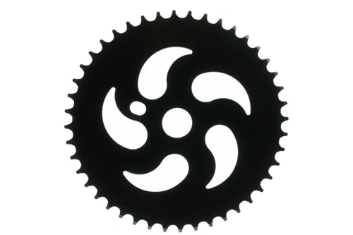Generisch Fahrrad Kettenblatt BMX Stahl Ritzel Kurbel Blatt schwarz 44 Zähne Antrieb | Schwarz Generisch Fahrrad Kettenblatt BMX Stahl Ritzel Kurbel Blatt schwarz 44 Zähne Antrieb | Schwarz