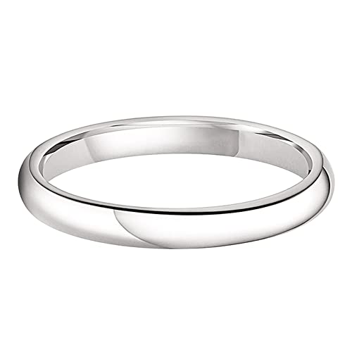 2mm 3mm 4mm 5mm 6mm 7mm 8mm 10mm white tungsten rings for men women engagement wedding bands domed polished shiny comfort fit