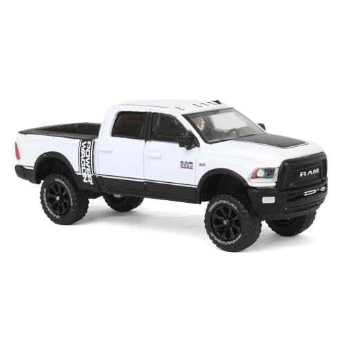 Truck 1/64 Lifted 2017 Ram 2500 Power Wagon Pickup Blanco miniatura 2