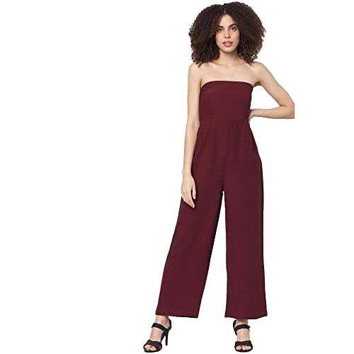Image of ONLY Women's Rayon Blend Fit & Flare Jumpsuit