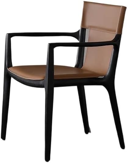Office Chair Italian Saddle Leather Dining ChairArmrest Back Chair Gaming Chair